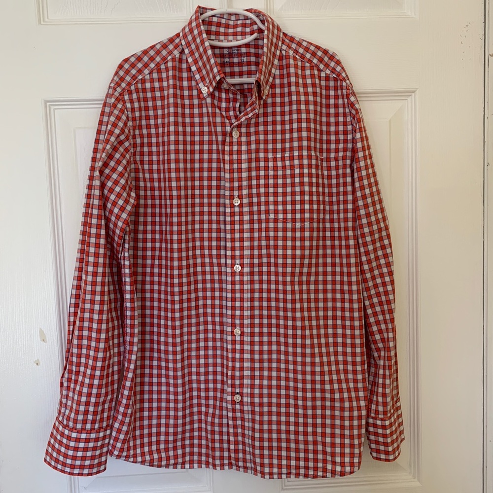 CREWCUTS LONG SLEEVES Button Down SHIRT, size 12